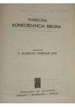Podręczna konkordancja biblijna