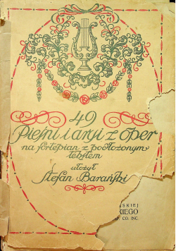 49 pieśni i aryi z oper na fortepian z podłozonym tekstem 1890 r.