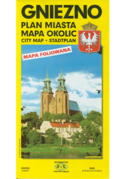 Gniezno plan miasta mapa okolic