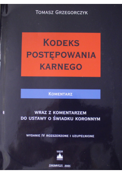 Kodeks postepowania karnego Komentarz