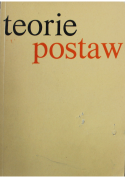 Teorie postaw