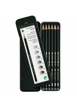 Ołówek Castell 9000 6szt FABER CASTELL