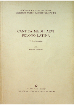 Cantica Medii Aevi Polono Latina