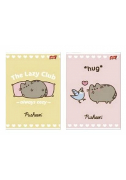 Zeszyt A4/32K linia kolor lamin Pusheen (15szt)