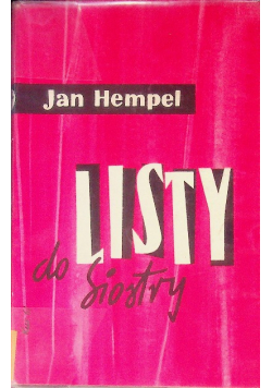 Listy do siostry