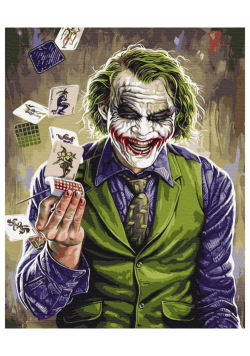 Malowanie po numerach - Joker 40x50cm