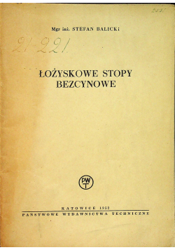 łożysko stopy