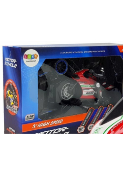 Motor Sportowy R/C 2.4G zasięg 35m czerwony