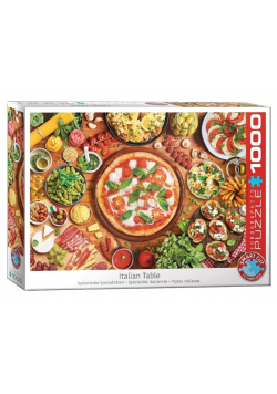 Puzzle 1000 Potrawy kuchni włoskiej