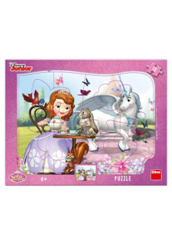 Puzzle ramkowe Jej Wysokość Zosia 12el