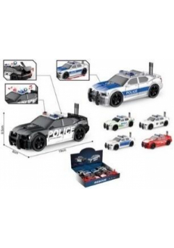 Auto policja 1:20 światło dźwięk mix