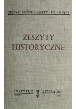 Zeszyt historyczne zeszyt 69