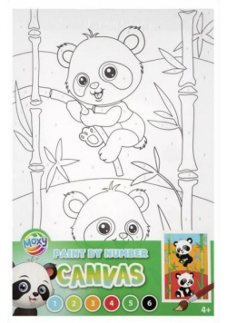 Malowania po numerach Panda