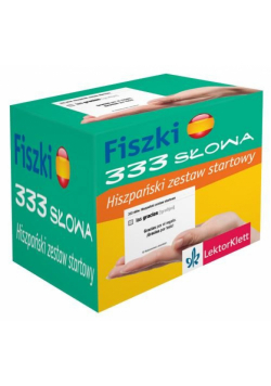 Fiszki 333 słowa Hiszpański zestaw startowy