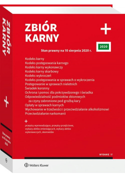 Zbiór karny PLUS 2020