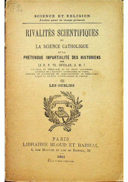 Rivalites scientifiques 1901 r