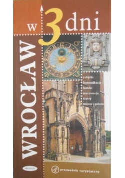 Wrocław w 3 dni