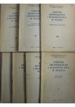 Zabytki architektury i budownictwa w Polsce 7 tomów