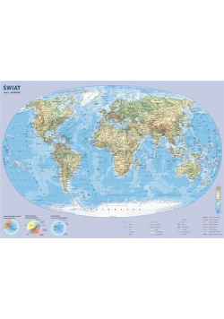Świat. Mapa ścienna 1:60 000 000