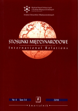 Stosunki Międzynarodowe 4/2018 Tom 54