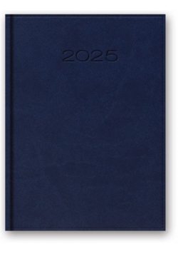 Kalendarz 2025 A5 dzienny vivella niebieski