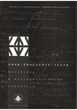 Znak - znaczenie - Język