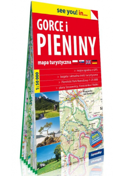 Gorce i Pieniny mapa turystyczna 1:50 000