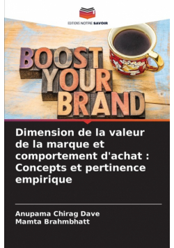 Dimension de la valeur de la marque et comportement d'achat