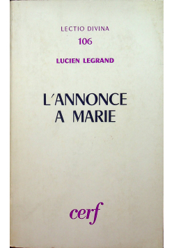 Lannonce a Marie