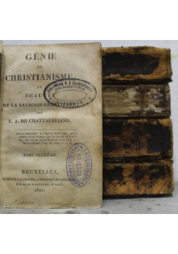 Le Genie Du Christianisme 5 tomów 1820 r