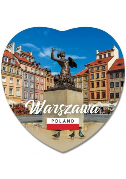 Magnes I love Poland Warszawa ILP-MAG-C-WAR-40
