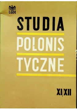 Studia polonistyczne XI/XII