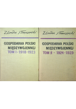 Gospodarka Polski międzywojennej tom 1 i 2