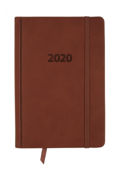 Kalendarz 2020 KK-B6DL Dzienny B6 Lux jasnobrązowy