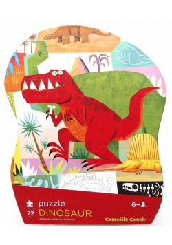 Puzzle 72 el. - Dinozaury