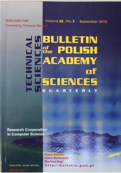 Bulletin of the polish academy of sciences volume 58 no 3