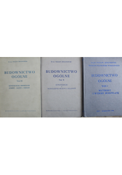 Budownictwo Ogólne  3   Tomy
