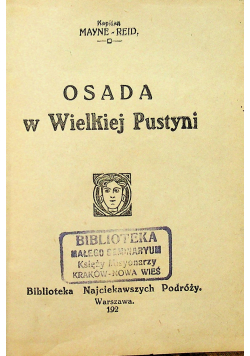 Osada w Wielkiej Pustyni 1922r
