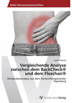 Vergleichende Analyse zwischen dem BackCheck® und dem Flexchair®