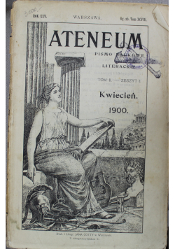Ateneum Tom II Zeszyt III 1900r