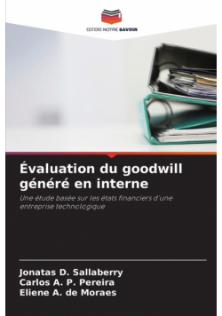 Évaluation du goodwill généré en interne