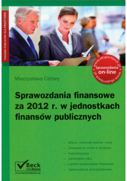 M. - Sprawozdania finansowe za 2012 r. w jednostkach finansów publicznych