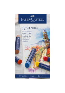 Pastele olejne CS 12 kolorów FABER CASTELL