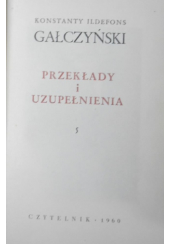 Gałczyński przekłady i uzupełnienia