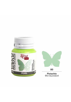 Farba akrylowa perłowa pistachio 80 20ml