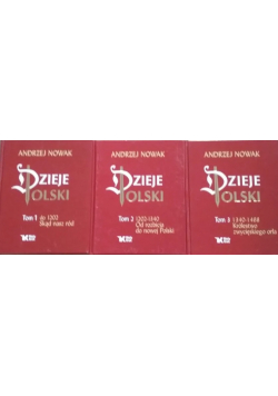 Dzieje Polski 3 tomy