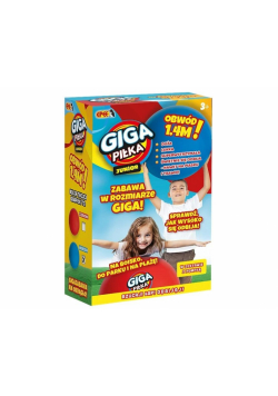 Giga piłka Junior czerwona