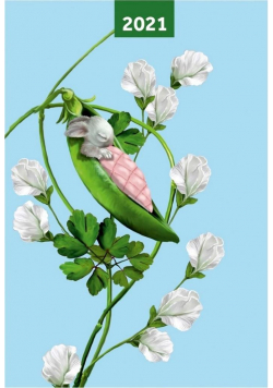 Kalendarz 2021 A5 tygodniowy Pea Pods NARCISSUS