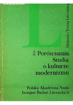 Porównania studia o kulturze modernizmu