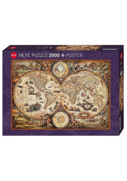 Puzzle 2000 Antyczny Świat ( Puzzle+plakat)